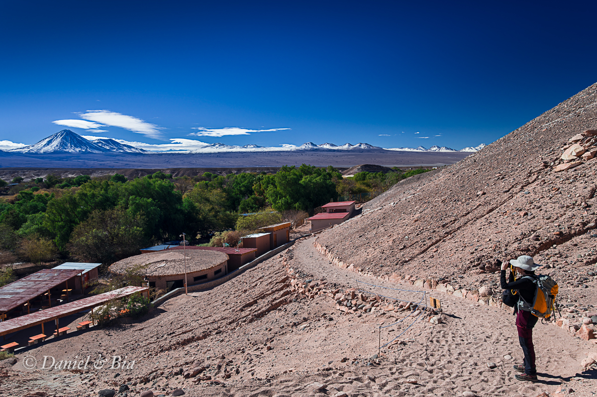 Pukará de Quitor, San Pedro de Atacama, Chile, 16/08/2026. Foto Daniel e Bia.