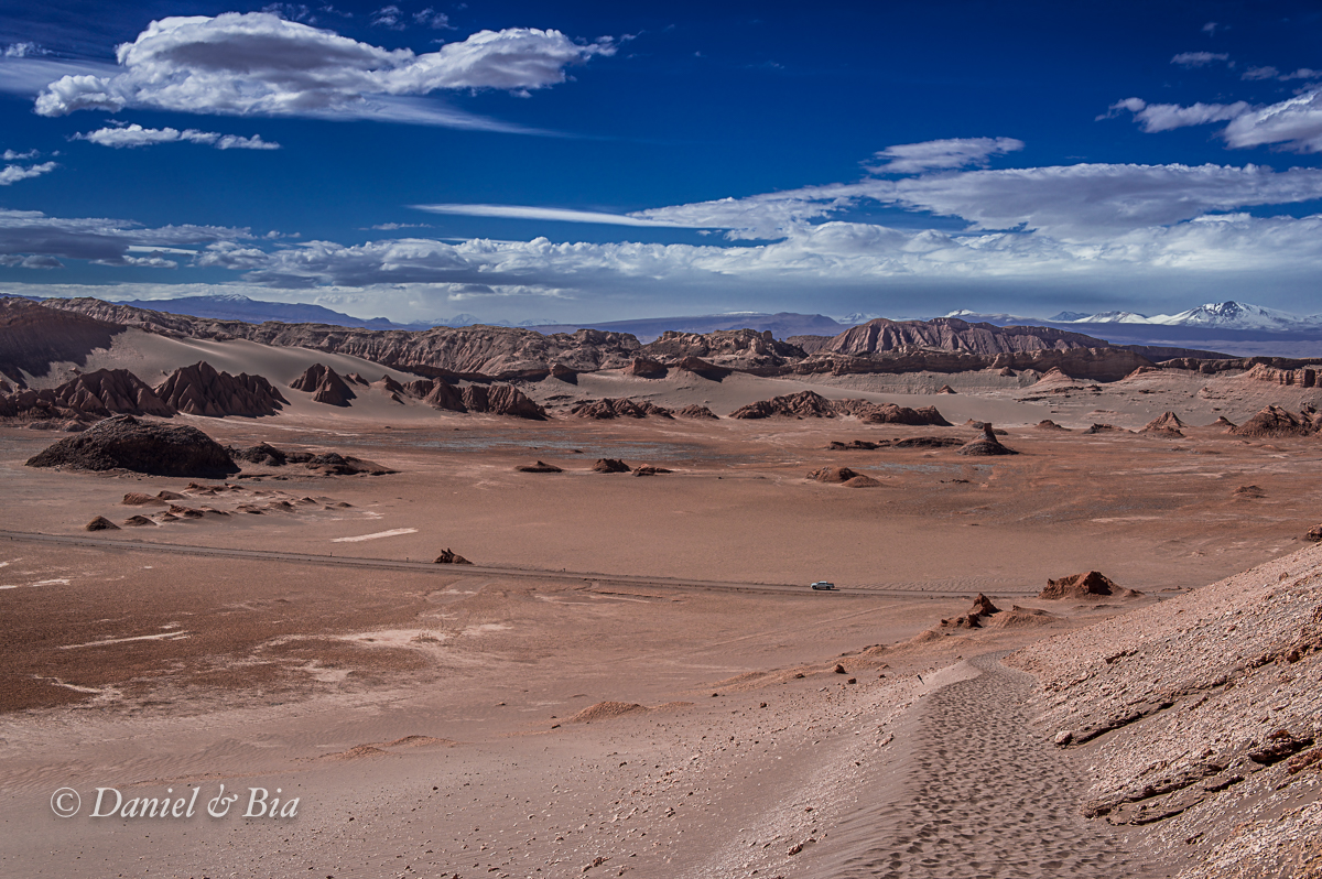 Valle de la Luna, San Pedro de Atacama, Chile, 16/08/2026. Foto Daniel e Bia.