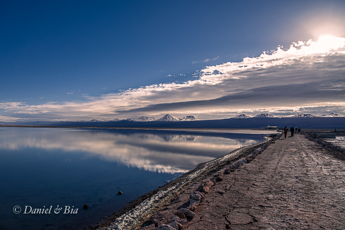Laguna Chaxa, Reserva Nacional los Flamencos,  San Pedro de Atacama, Chile, 17/08/2026. Foto Daniel e Bia.