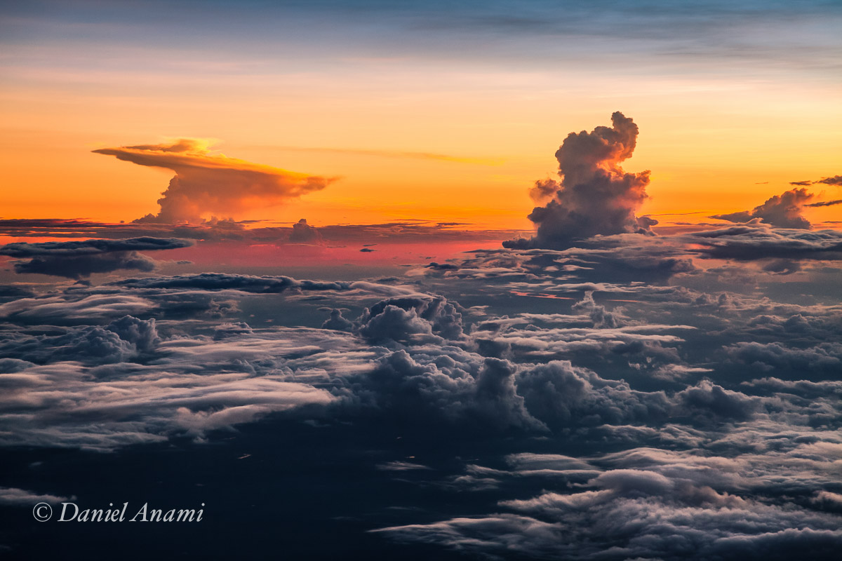 Da janela do avião, fim de tarde na escala em Palmas, TO no dia 22/03/2016. Foto Daniel Anami.