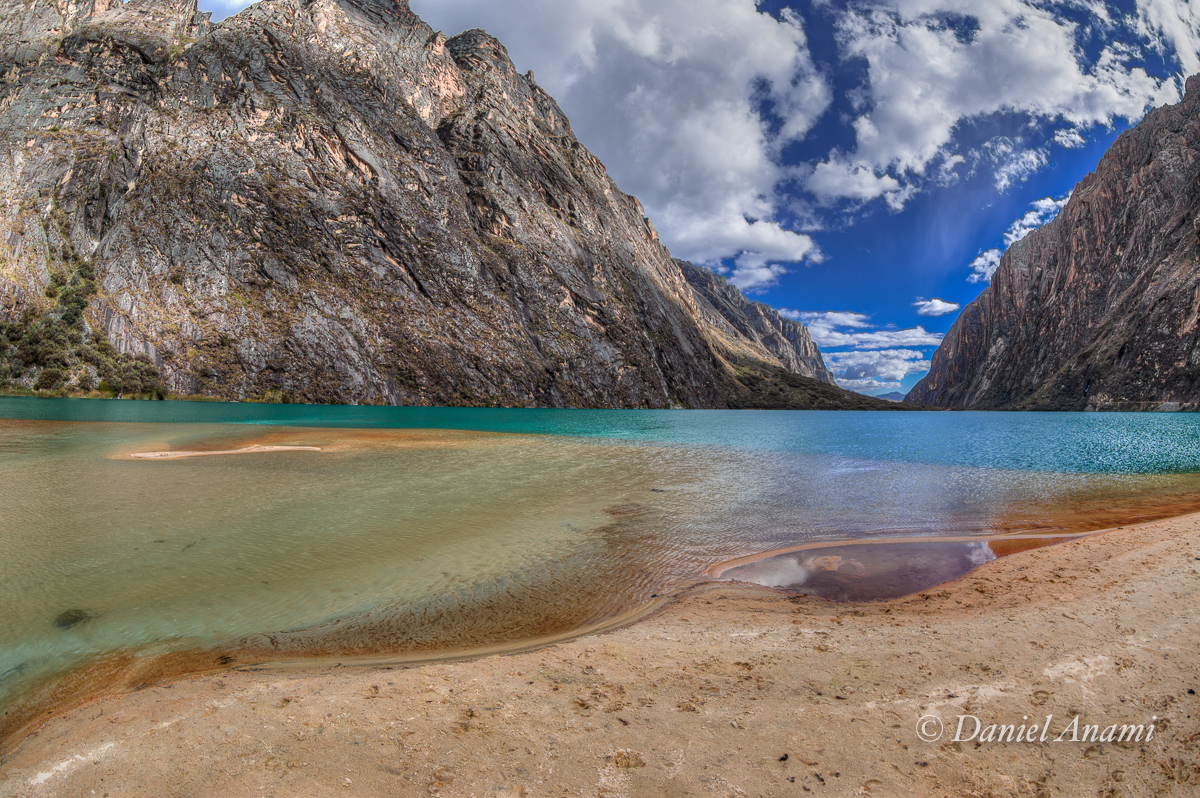 Chuvisco e ventisco. Cordillera Blanca / Laguna Llanganuco - 07/07/17. Foto Daniel Anami.