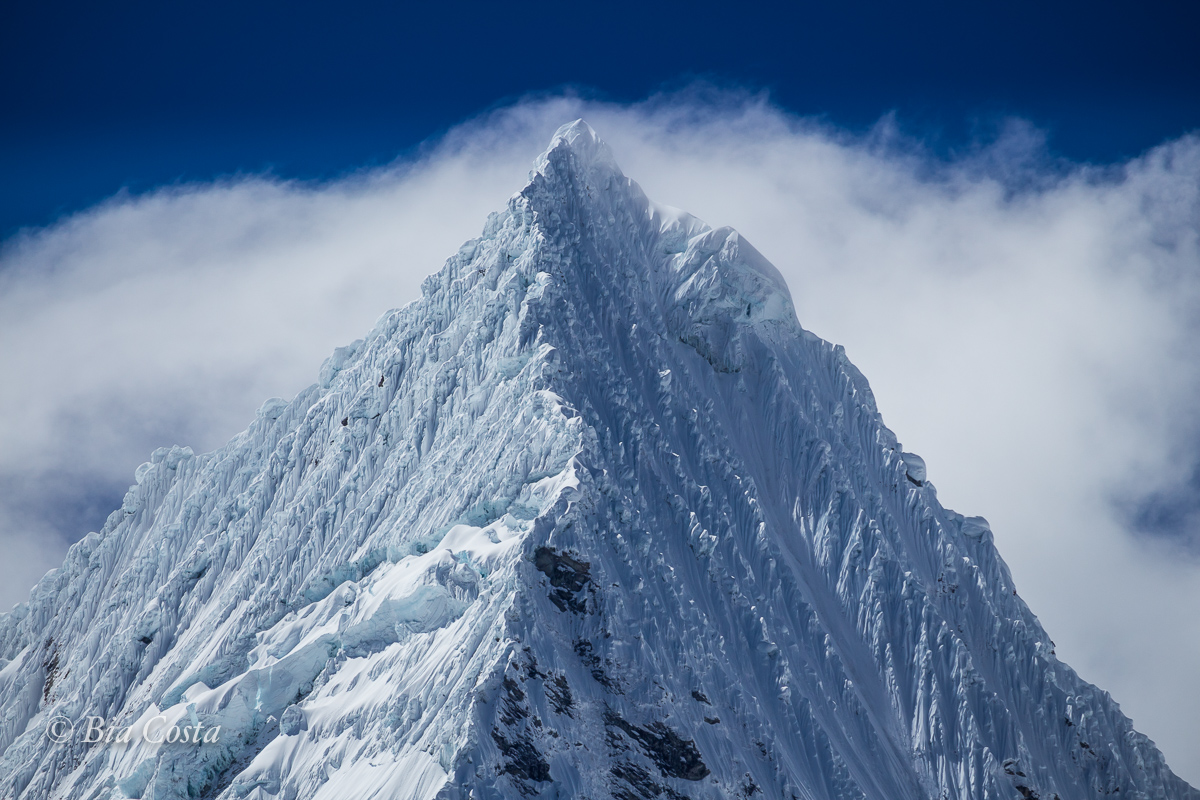 Chantilly? Cordillera Blanca / Laguna Parón - 03/07/17: Nevado Piramide. Foto Bia Costa.